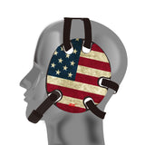 Geyi Wrestling Headgear with American Old  Flag Decals