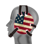 Geyi Wrestling Headgear with American Old  Flag Decals