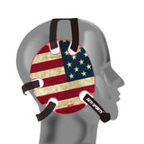 Geyi Wrestling Headgear with American Old  Flag Decals