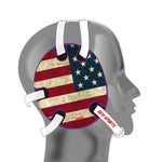 Geyi Wrestling Headgear with American Old  Flag Decals