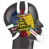 Wrestling Headgear with Do not Tread On Me Stickers