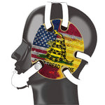 Wrestling Headgear with Do not Tread On Me Stickers