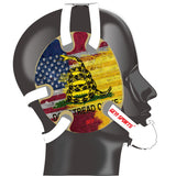 Wrestling Headgear with Do not Tread On Me Stickers