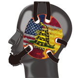 Wrestling Headgear with Do not Tread On Me Stickers