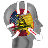Wrestling Headgear with Do not Tread On Me Stickers