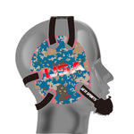 Geyi Wrestling Headgear Green Camo Flag Stickers