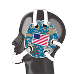 Geyi Wrestling Headgear Green Camo Flag Stickers
