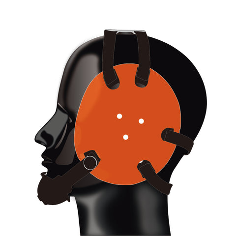 Geyi Wrestling Headgear with chin cup Orange