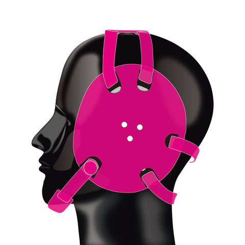 Geyi Wrestling Headgear with chin Pad Pink