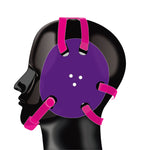 Geyi Wrestling Headgear with chin Pad Purple