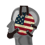 Geyi Wrestling Headgear with American Old  Flag Decals
