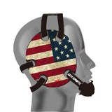 Geyi Wrestling Headgear with American Old  Flag Decals