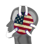 Geyi Wrestling Headgear with American Old  Flag Decals