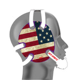 Geyi Wrestling Headgear with American Old  Flag Decals