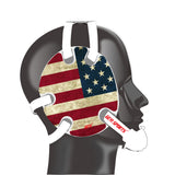 Geyi Wrestling Headgear with American Old  Flag Decals