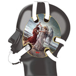 Wrestling headgear Jacob Wrestled God sticker