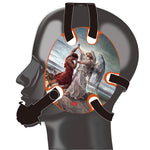 Wrestling headgear Jacob Wrestled God sticker