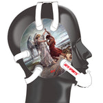 Wrestling headgear Jacob Wrestled God sticker