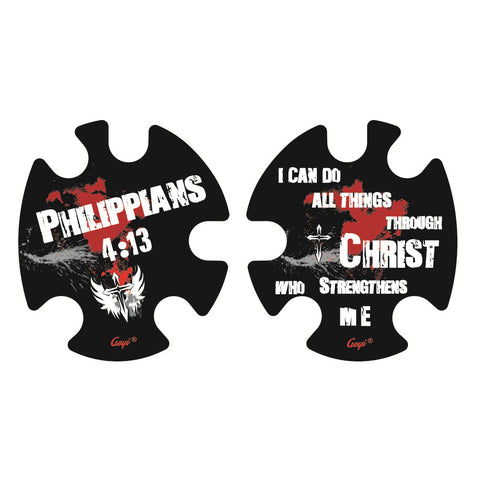 Jacob Wrestled God and Bible decals
