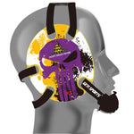 Wrestling Headgear with Do not Tread On Me Stickers Purple