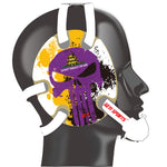 Wrestling Headgear with Do not Tread On Me Stickers Purple
