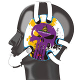 Wrestling Headgear with Do not Tread On Me Stickers Purple