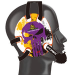Wrestling Headgear with Do not Tread On Me Stickers Purple