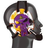 Wrestling Headgear with Do not Tread On Me Stickers Purple