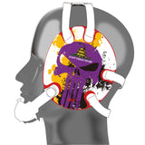 Wrestling Headgear with Do not Tread On Me Stickers Purple