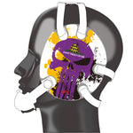 Wrestling Headgear with Do not Tread On Me Stickers Purple