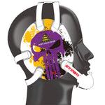 Wrestling Headgear with Do not Tread On Me Stickers Purple