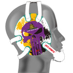 Wrestling Headgear with Do not Tread On Me Stickers Purple
