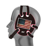 Wrestling earguard with American Old  Flag Stickers