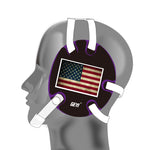Wrestling earguard with American Old  Flag Stickers