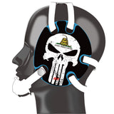 Wrestling Headgear with Do not Tread On Me Wraps White