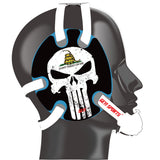 Wrestling Headgear with Do not Tread On Me Wraps White