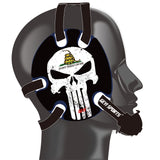 Wrestling Headgear with Do not Tread On Me Wraps White