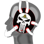 Wrestling Headgear with Do not Tread On Me Wraps White