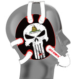 Wrestling Headgear with Do not Tread On Me Wraps White