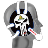 Wrestling Headgear with Do not Tread On Me Wraps White
