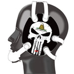 Wrestling Headgear with Do not Tread On Me Wraps White