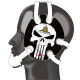 Wrestling Headgear with Do not Tread On Me Wraps White