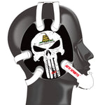 Wrestling Headgear with Do not Tread On Me Wraps White