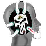 Wrestling Headgear with Do not Tread On Me Wraps White