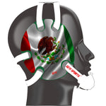 Wresling Headgear Mexican flag Stickers