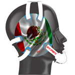 Wresling Headgear Mexican flag Stickers