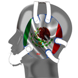 Wresling Headgear Mexican flag Stickers