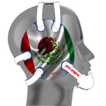 Wresling Headgear Mexican flag Stickers