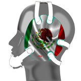 Wresling Headgear Mexican flag Stickers
