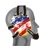 Geyi Wrestling Headgear with American Flag Decals